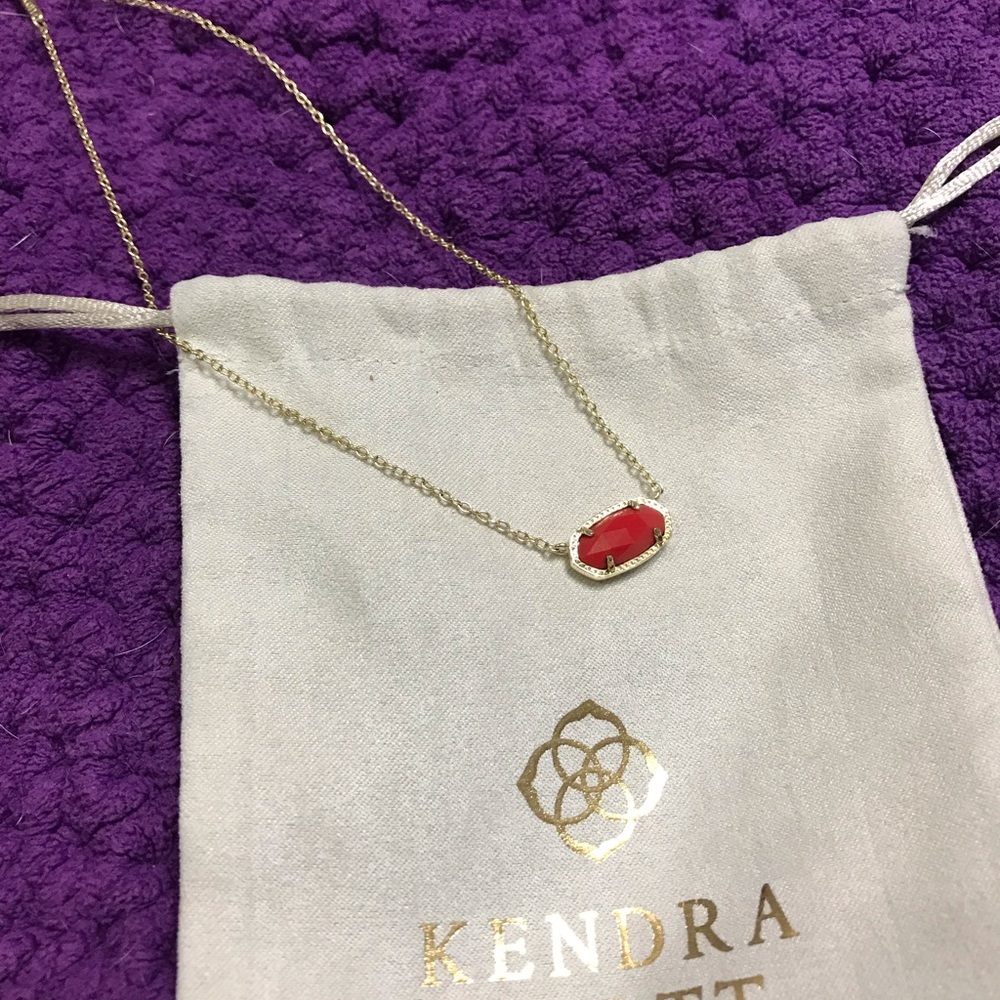 Kendra Scott RED Elisa necklace
